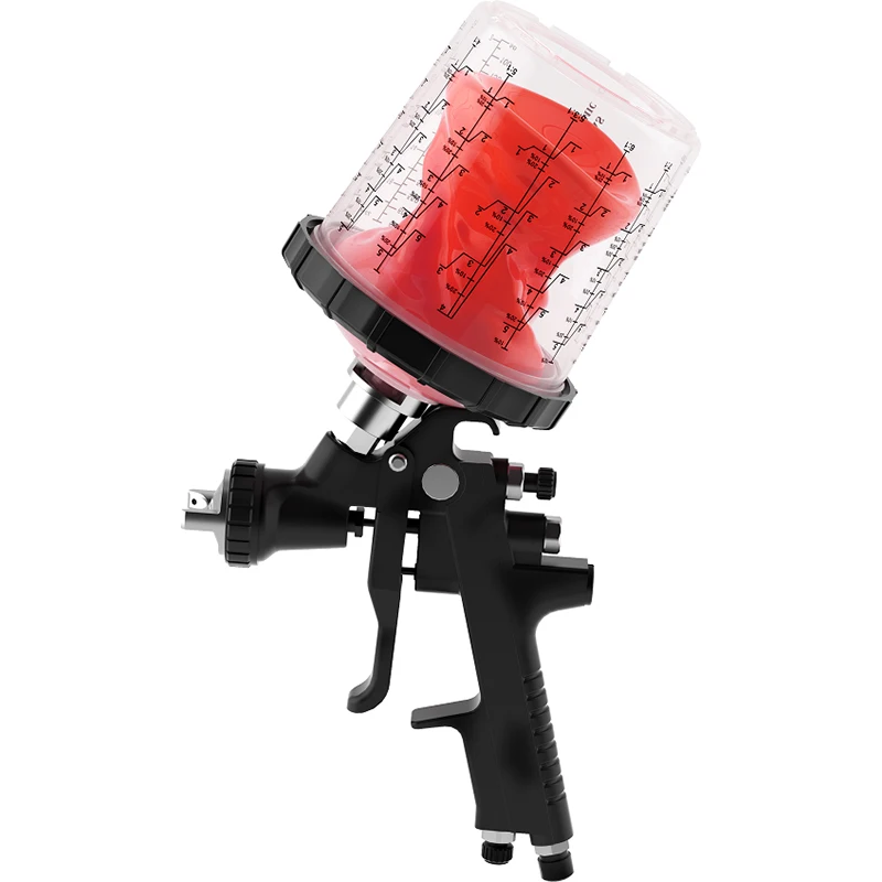 Imagem -06 - Copo de Pistola de Pintura Descartável com Forros e Tampa Pulverizador de Pintura Copo de Mistura para Pintura Automática 200 ml 400 ml 600ml 800ml