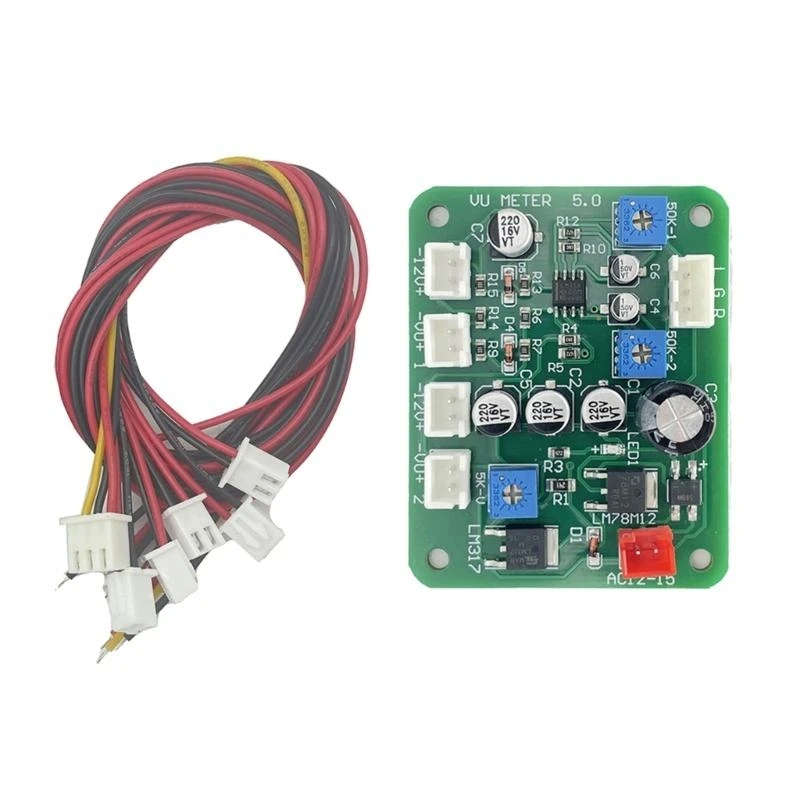 K0EA Accurate Sound Meter Monitor & Adjust Sound VU Meter Driver Board VU Meter set