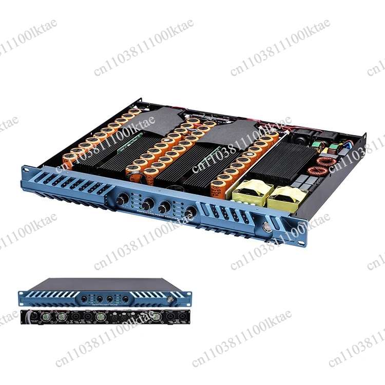 1U Digita Four-channel Post-stage High-power Professional Stage Performance Wedding DP Power Amplifier