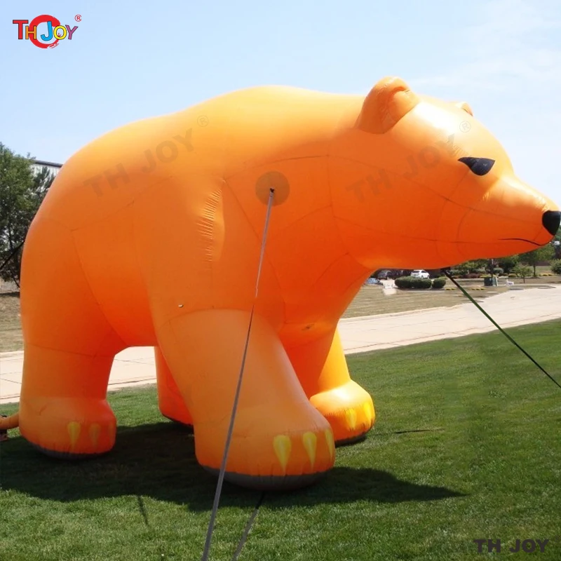 

Inflatable Christmas Polar Bear For Advertising Event Decoration Giant 6m/20ft High Big Air-blown White Bear Toys