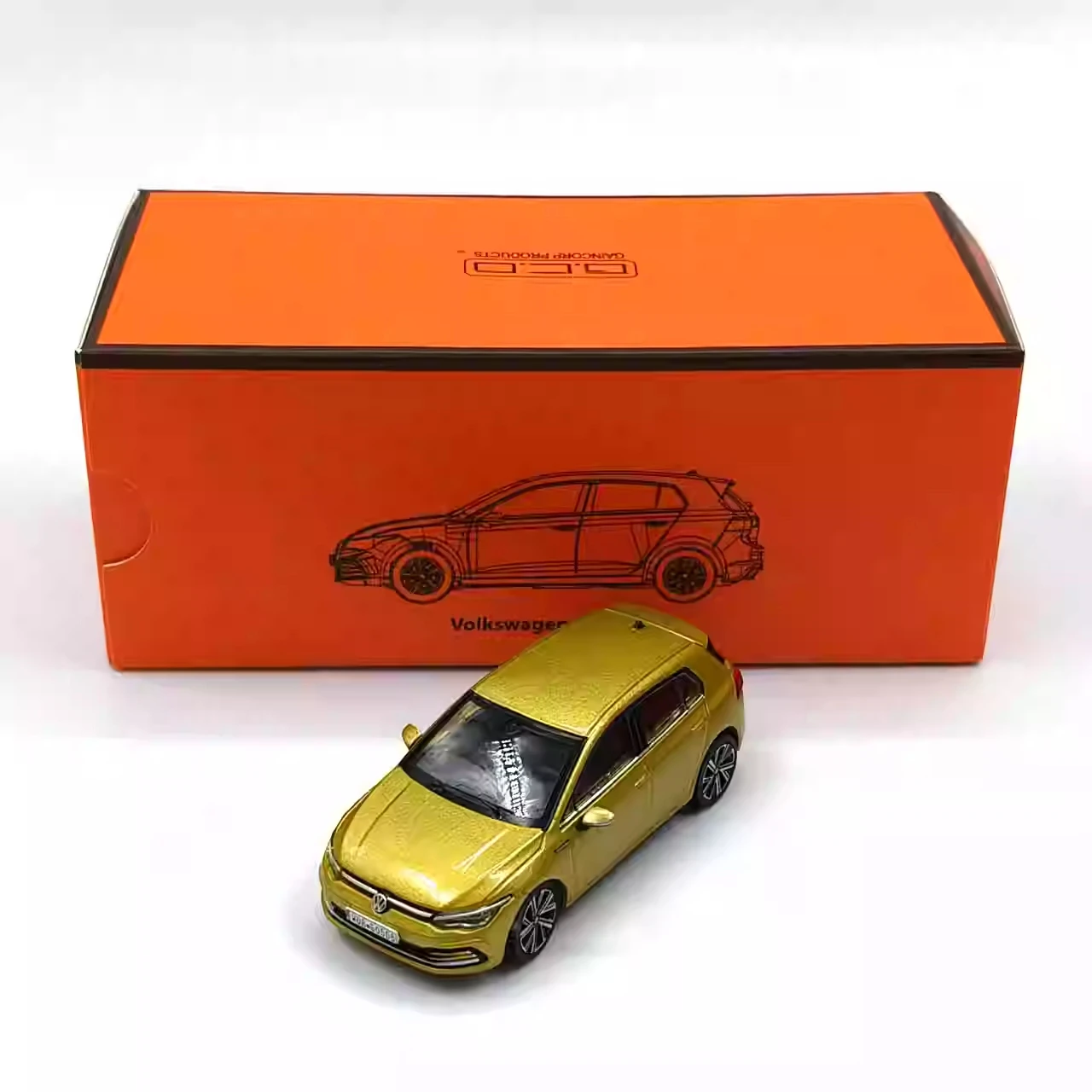 GCD 1:64 Golf GTI MK8 coche de aleación fundido a presión y vehículos de juguete modelo de coche modelo a escala en miniatura coche de juguete para niños