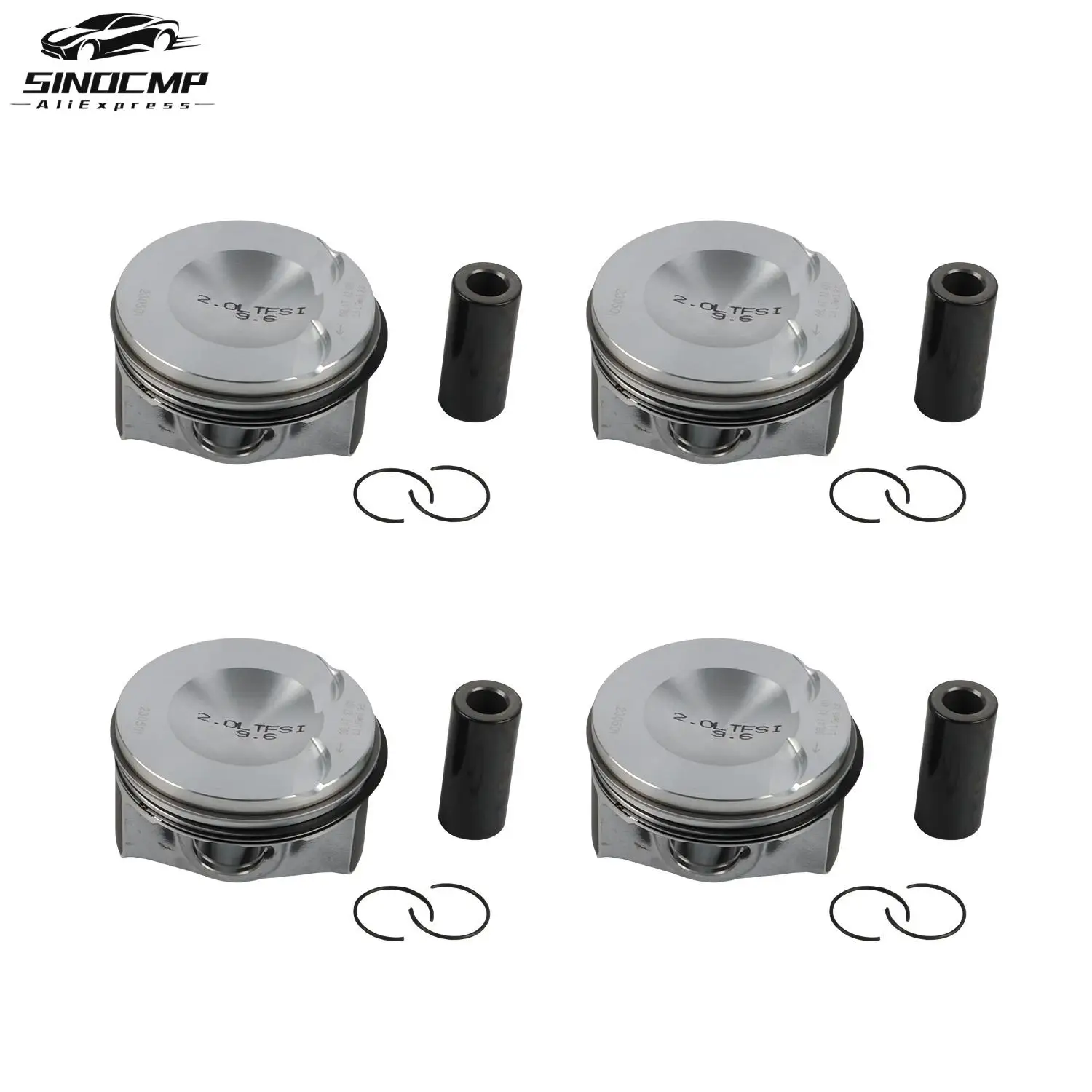 

1Set Engine Pistons Rings Pins Kit 06H107065DM Φ23mm For VW Tiguan AUDI A4 Q5 2.0T Engine Pistons Kit