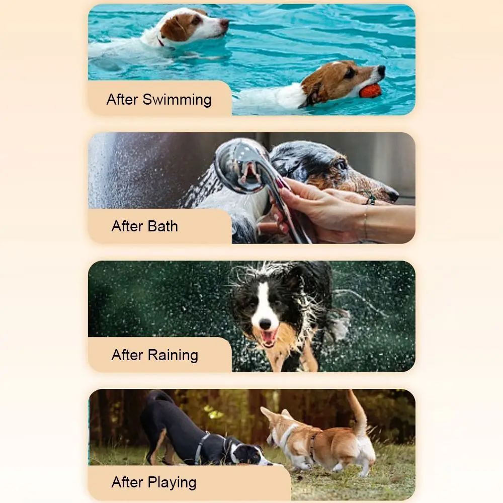 Water Absorption Dog Bathrobe Quick Drying Microfiber Bath Towels Double Layer Thickened Pet Drying Coat Golden Retriever