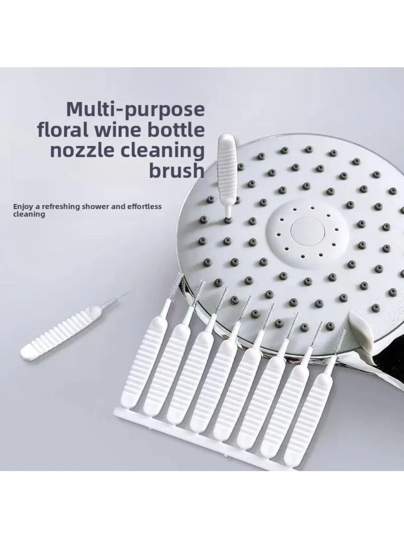 

10 Pieces - Shower Cleaning Brush, Faucet Gap, Shower Head Blocking Cleaning, Multifunctional Cleaning and Unclogging Artifact