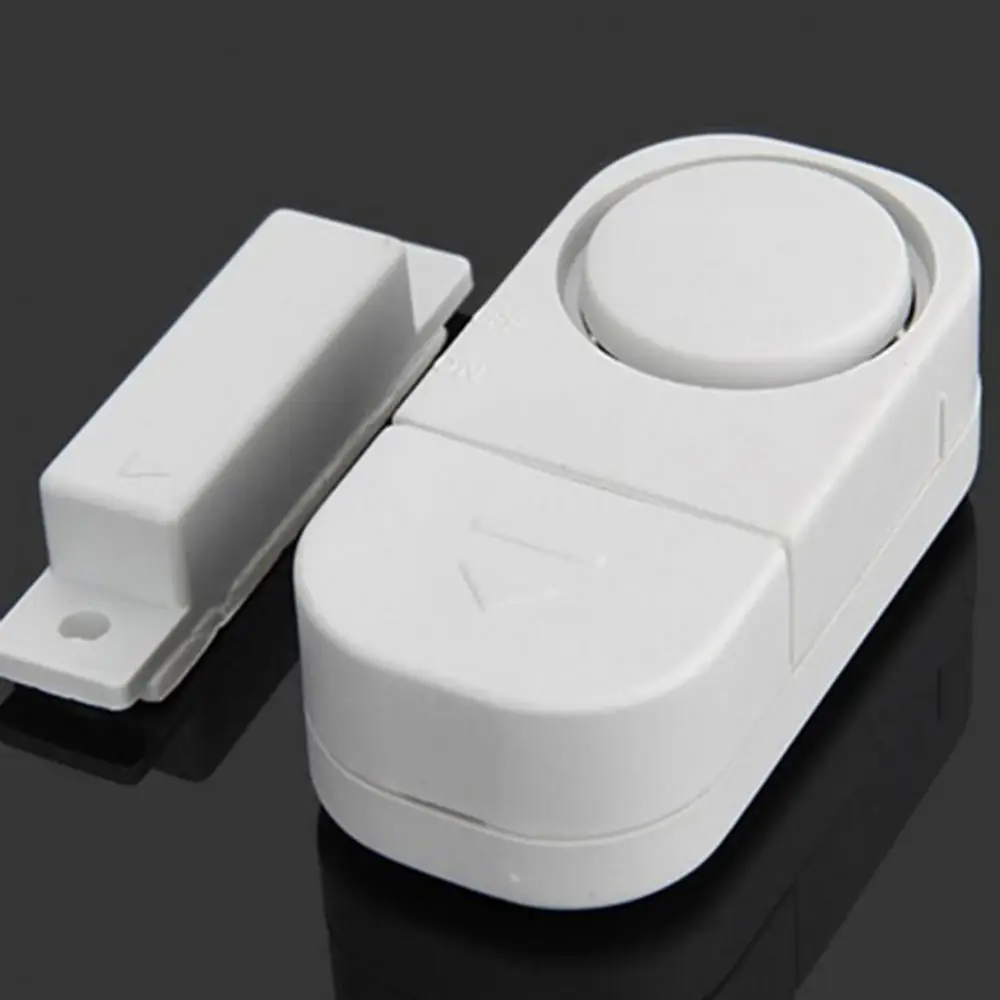 Security 110dB Wireless Home Window Door Security Alarm System Magnetic Sensor Hotel Security Device Window Anti-theft Alarm