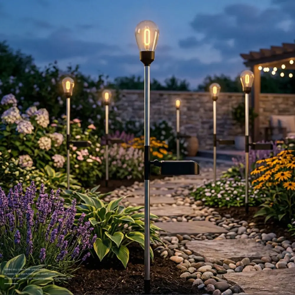 luz-solar-alimentada-por-energia-solar-a-prova-d'Agua-com-classificacao-ip65-luz-de-caminho-solar-3000k-com-filamento-de-tungstenio-instalacao-simples-luz-led-para-jardim