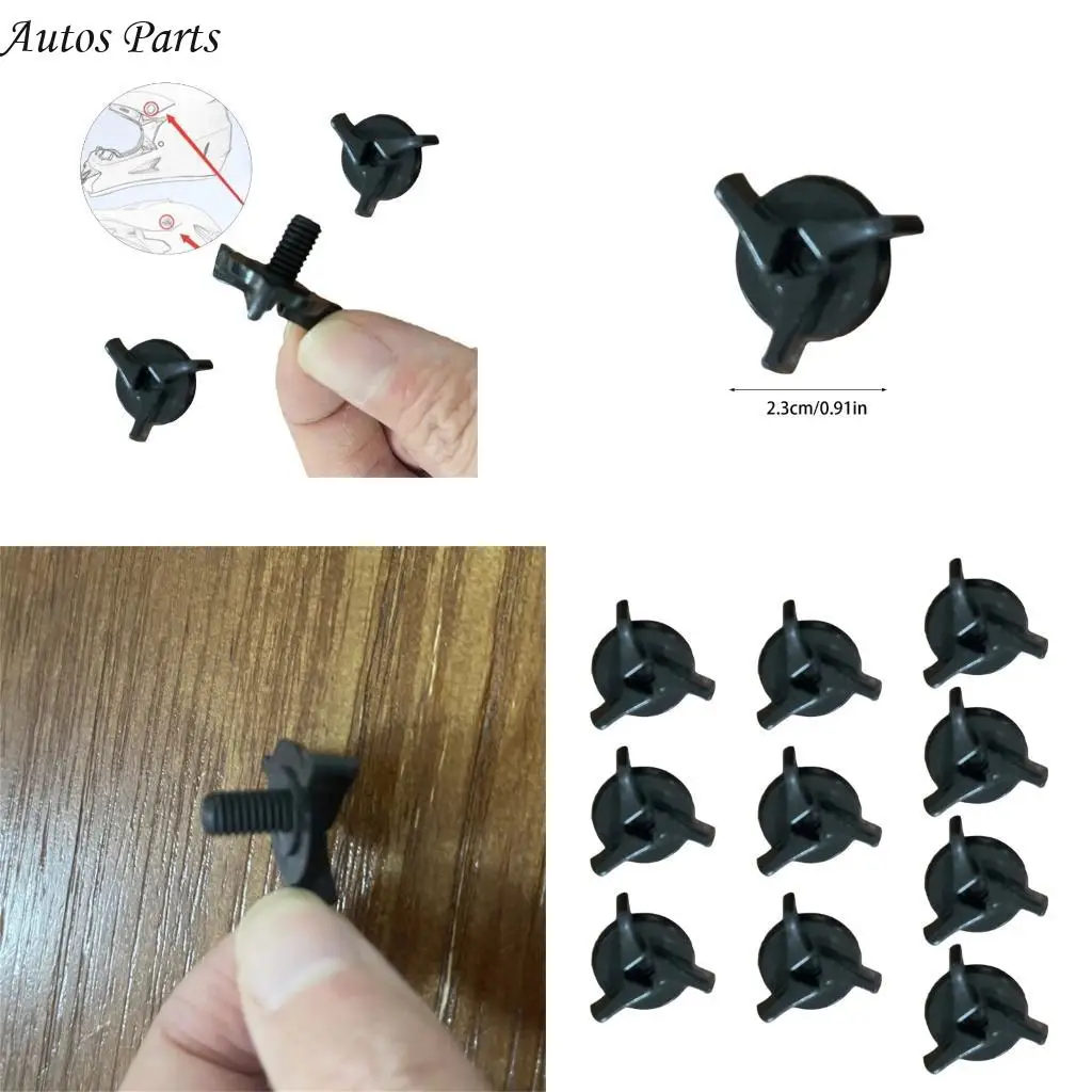 

57BA 5pcs/10pcs Motorcycle Helmets Retaining Screws Plastic Replace Fasteners Suitable for Visors Attachment Bike Accessories