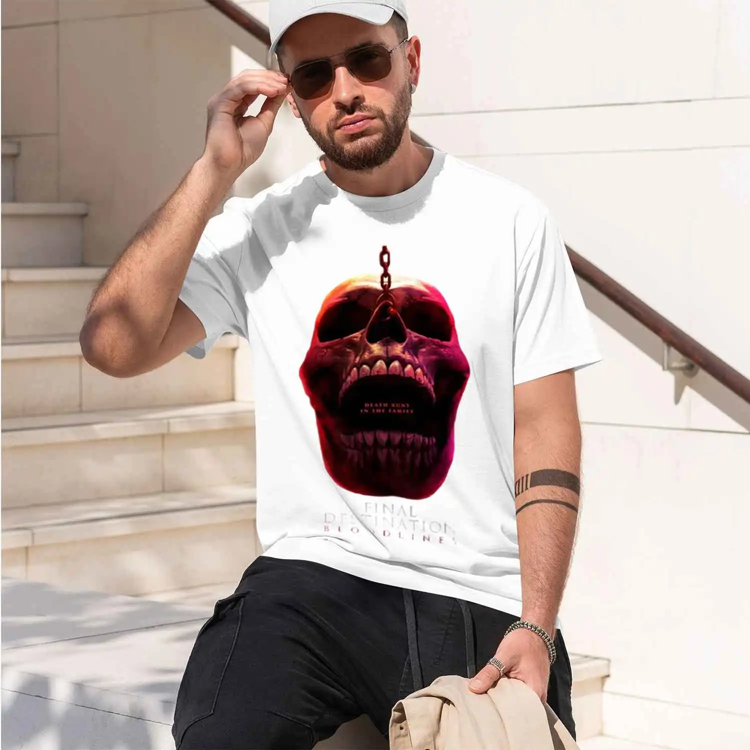 2026 New Model Final Destination Bloodlines T-shirt Supernatural Horror Movies Printing Tshirts Cotton Short Sleeve O-neck T Shi