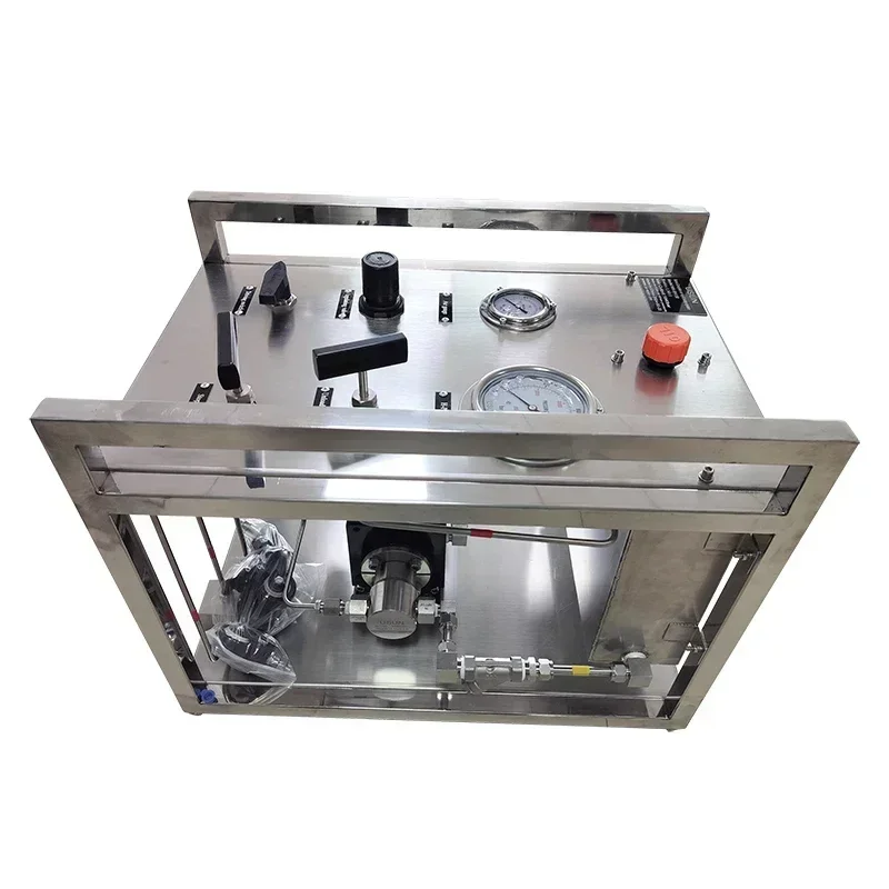 Low Cost Wellness WS XH39 100-200Bar High Pressure Air Driven Liquid Pressure Testing Pump System for Industrial Lab
