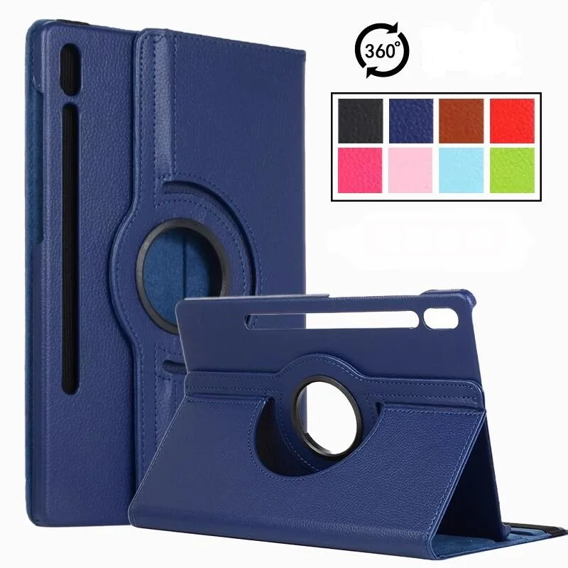 Case for Samsung Galaxy Tab S9 Ultra 14.6 S8 Plus 12.4 S7 FE 11 360 Rotating Tablet Cover Tab S5e 10.5 S6 lite 10.4 A9+8.7 Cases