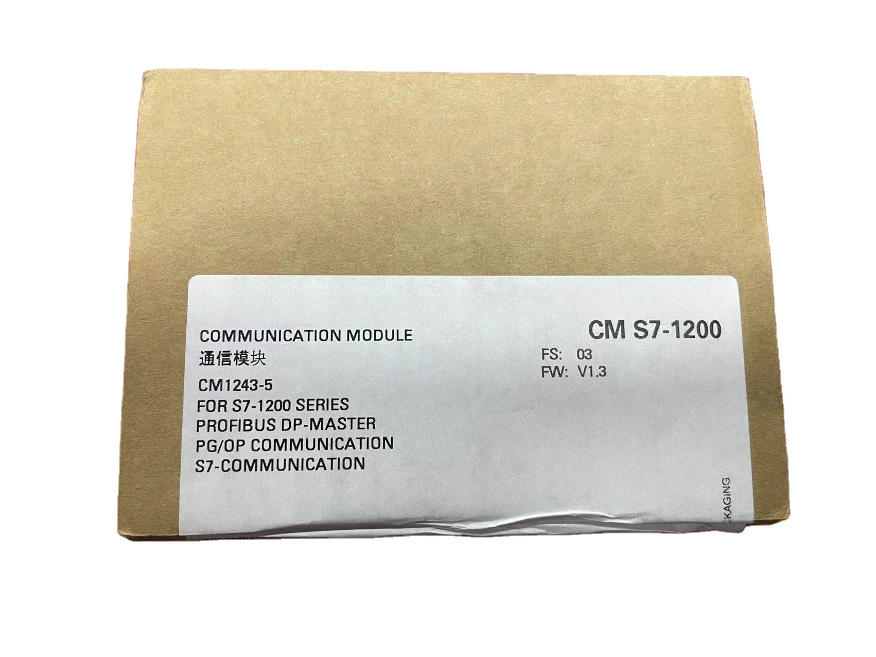 New original genuine communication module CM 1243-5 to connectS7-1200 to PROFIBUS DP 6GK7243-5DX30-0XE0