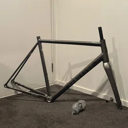 SEABOARD GR02 Gravel Bike Frameset Carbon Fiber Fork Off-road Long Distance Bicycle Framework 700C 142mm Thru Axle Wheelet