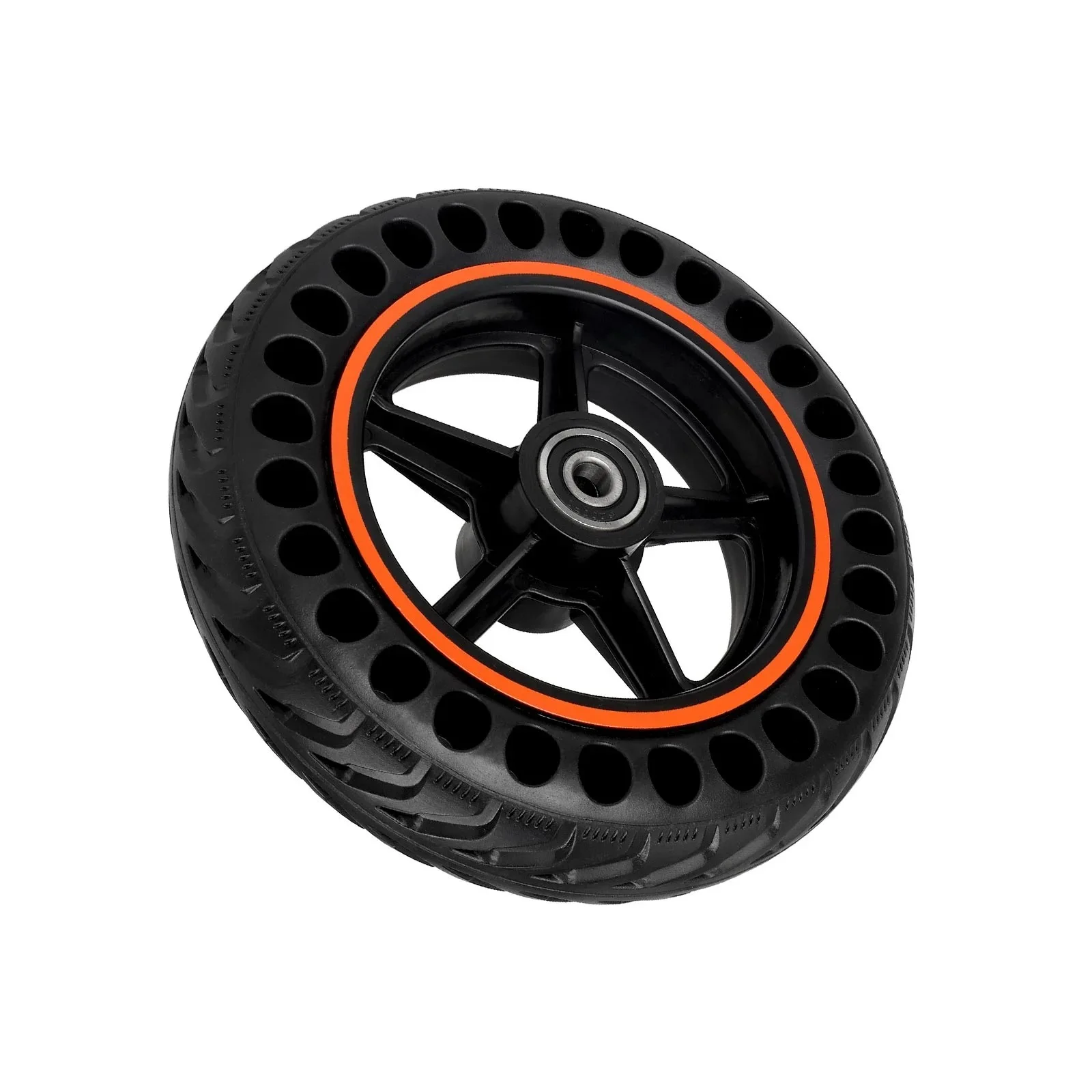 Original Front Wheel Hub with Solid Tire For KuKirin S1 Max Electric Scooter Anti Slip  Strong Grip Front Wheel Assembly Parts
