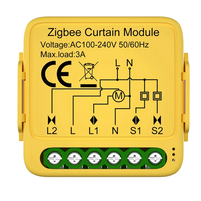 Tuya Smart Curtain Switch Module Connected Roller Shutters Blind Motor Smart Life APP Works With Alexa Google Home