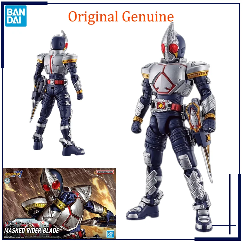 

Original Genuine Figure-Rise Standard Kamen Rider MASKDE RIDER BLADE Bandai Anime Model Toys Action Figure Gifts Collectible