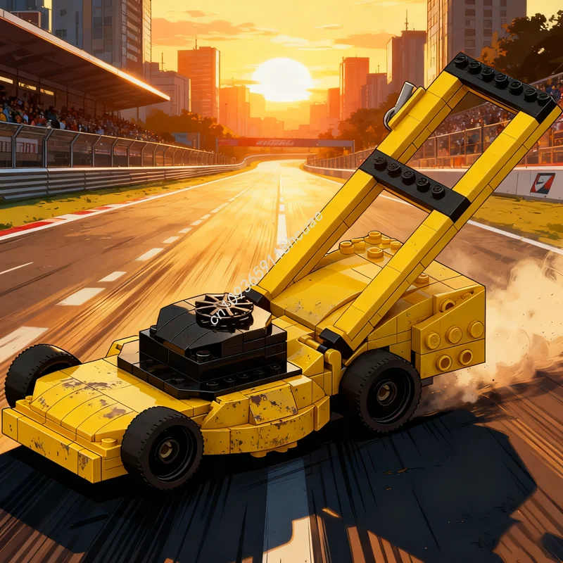 

227pcs MOC Lawn Mower City Champions Model Building Blocks Assemble DIY Creative Christmas Gift Idea Toys Brick Kids Birthday