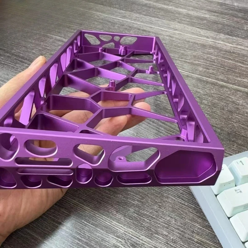 

AttackFox V3 Hollow Keyboard Case Mad60 Wooting60HE Mechanical Keyboard DIY Custom GH60 Hole CNC Aluminum Keyboard Shell PC Gift