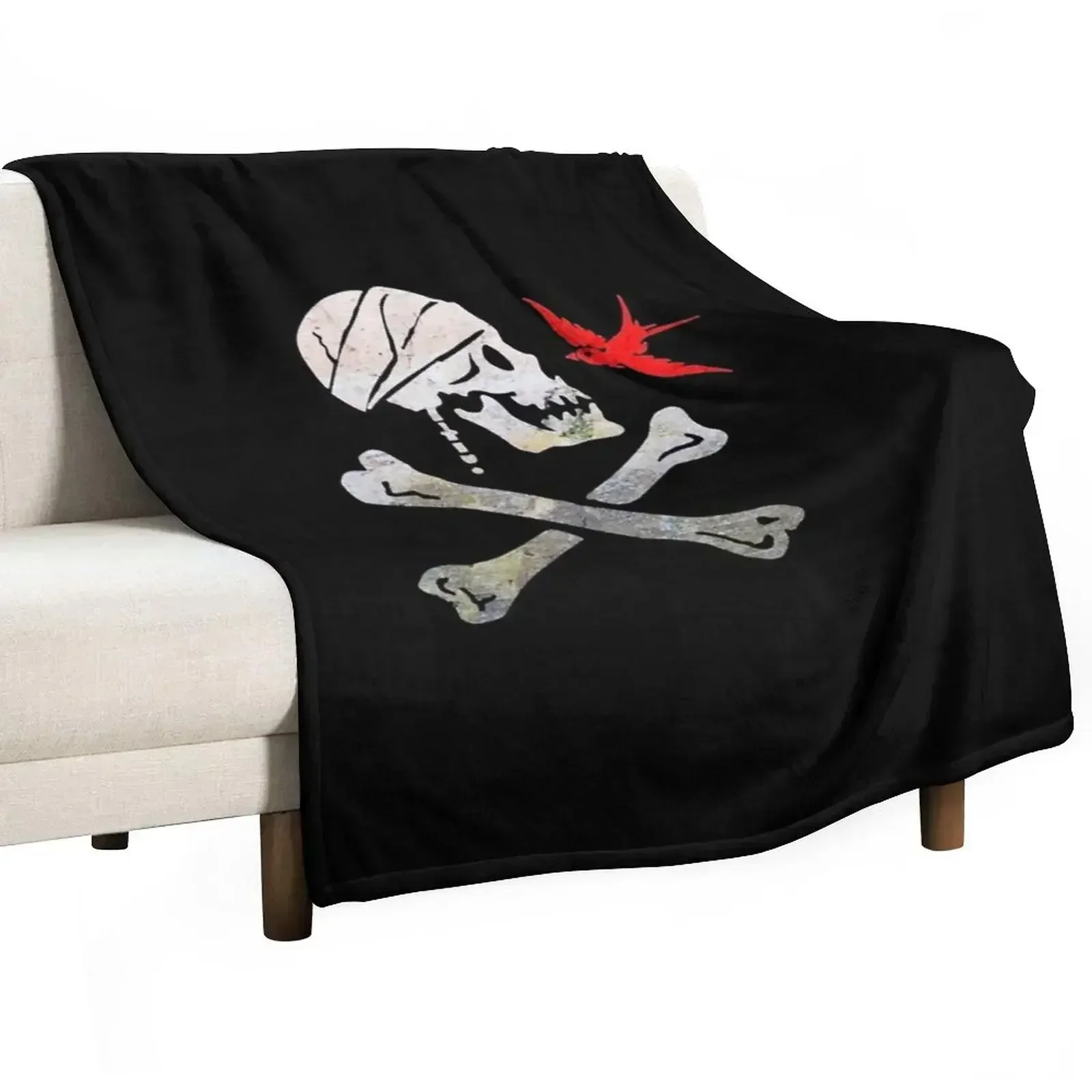 Jack's Flag Throw Blanket Flannel Fabric sofa bed Blankets