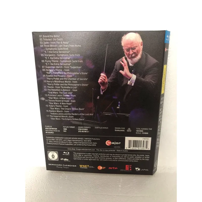 Blu-ray Disc Featuring John Williams And Stephen Deneve Classical Music Performance