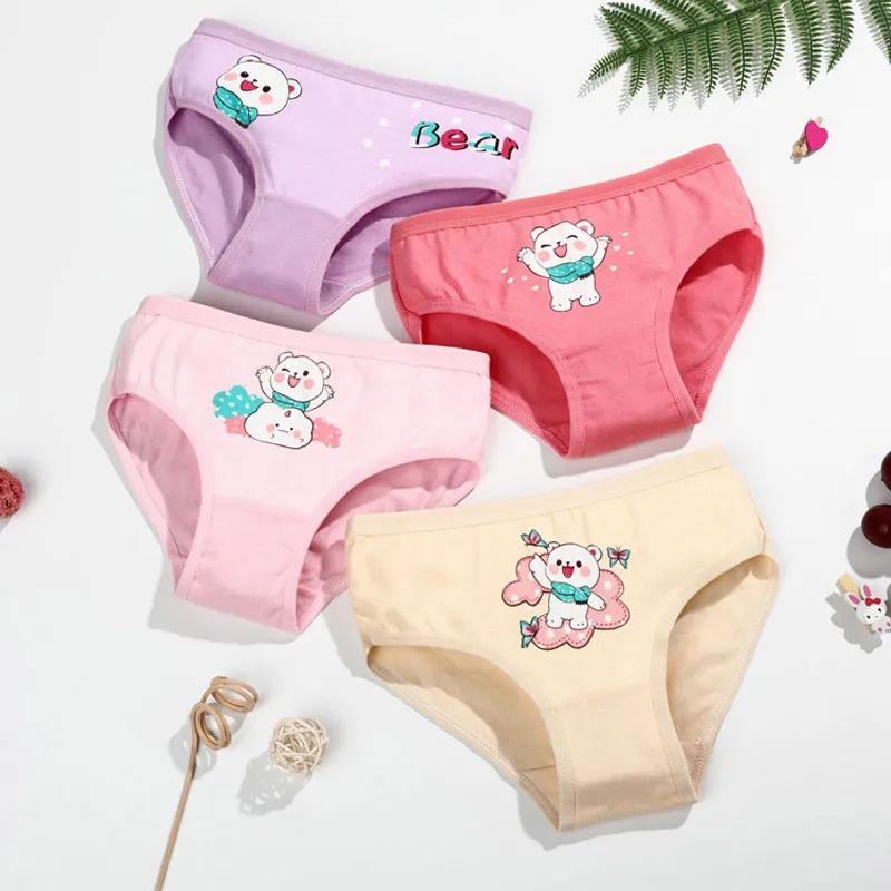 1/4/8/12 Pcs Kinder Mädchen Höschen Sets Baumwolle Ziemlich Niedlichen Cartoon Einhorn Druck Kind Unterwäsche für mädchen Kind Boxer Atmungsaktiv – Detail 5