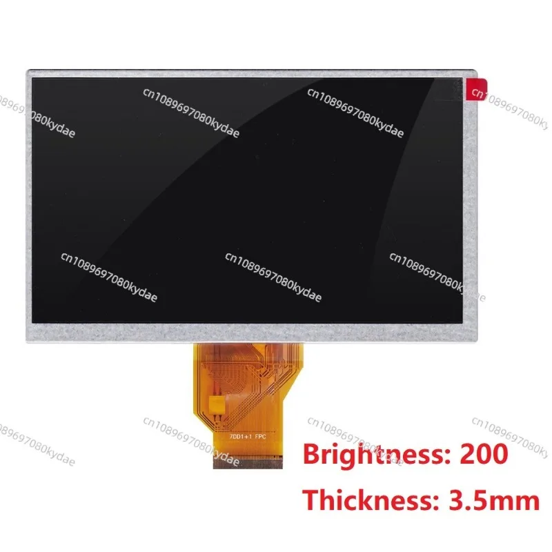 800480 Resolution 7 Inch TFT LCD Screen 165100mm 3.5/5.5mm For AT070TN90 AT070TN92 AT070TN93 AT070TN94 Replacement