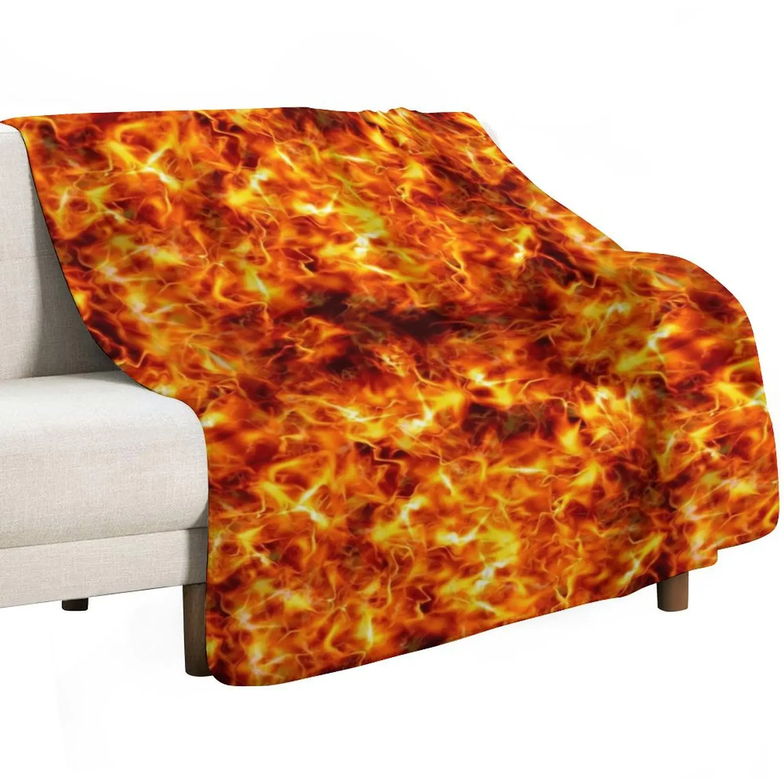 Products decorated with flames Throw Blanket warm winter Plaid Thins Blankets For Baby Luxury Sofa Throw Blankets