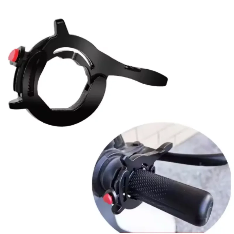Black Throttle Cruise Control Durable Motorcycle Clamp User Friendly Installation Throttle Booster Motorcycle Accessories