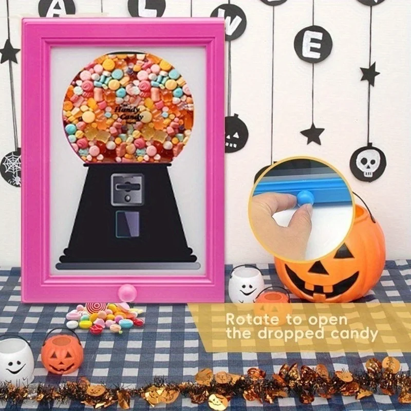 New Candy Dispenser Picture Frame Wall Candy Frame Wall Candy Dispenser Holiday Gift for Candy Nuts Cat and Dog Dim Sum