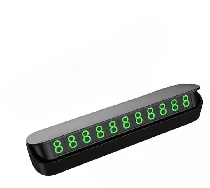 

Temporary stop plates for mobile cars Small interior accessories with printing