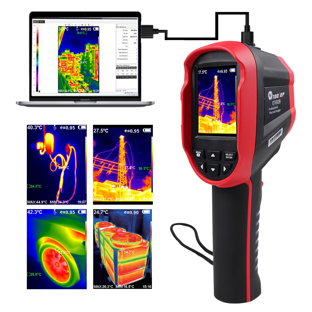 Termocamera a infrarossi portatile-telecamera termica 20-300 ℃ per telecamera termica per ispezione di tubazioni di trasporto PCB