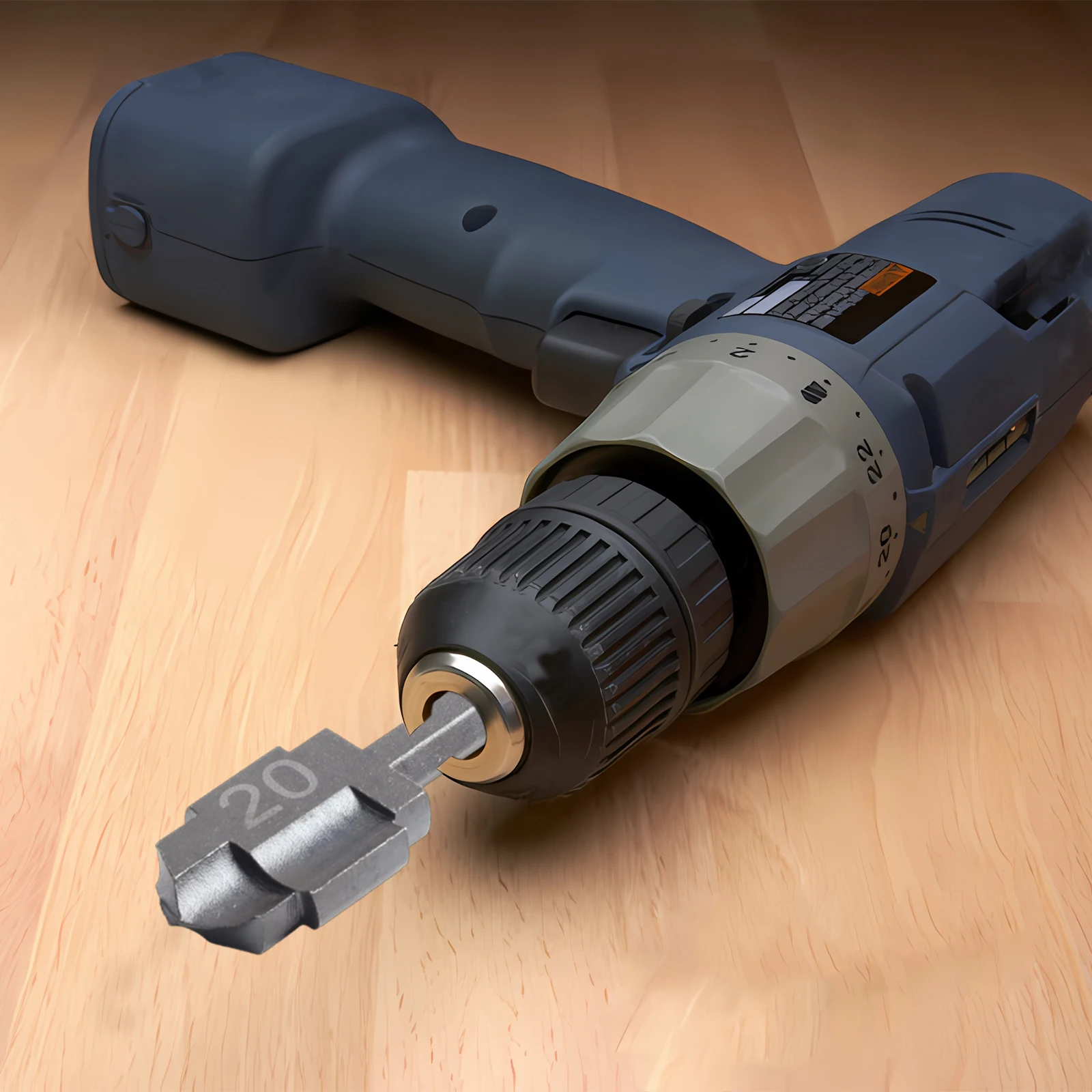 Full Open Process Hexagon Shank Water Pipe Tool 6.35mm Hexagonal Handle Easy To Disassemble For Electric Drill