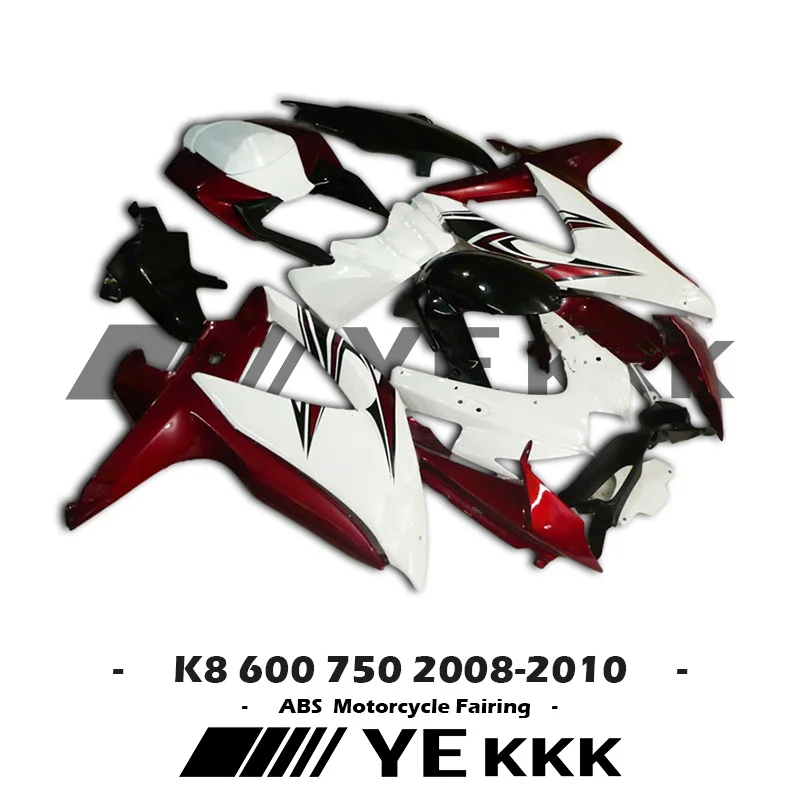 For Suzuki GSX-R600 GSX-R750 2008-2010 K8 Painted Shell Fairing Shell Full OEM Replica Bodywork Cowling Full Fairing Kit