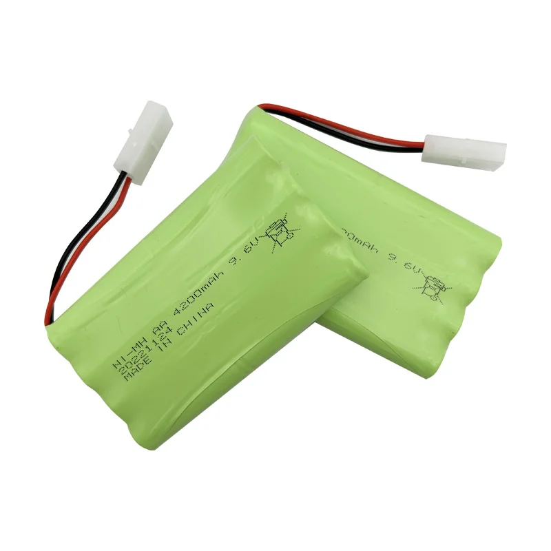 9.6v 4200mAh Nimh Battery Pack For Rc Toys Cars Tanks Robot Guns Boats 9.6v AA Rechargeable Battery 3000/3500mah (Kep-2p plug)