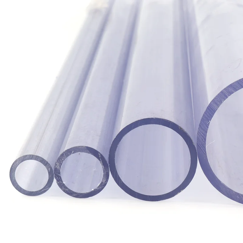 50cm length 20mm~110mm PVC-U Pipe Water Pipe Garden Irrigation Transparent Tube Fish Tank Aquarium Pipe drainage System Fittings