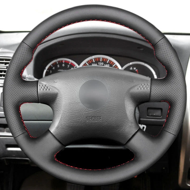 

For Nissan Almera N16 X-Trail T30 Primera P12 Terrano 2 Pathfinder Paladin For Renault Samsung SM3 Steering Wheel Leather Cover