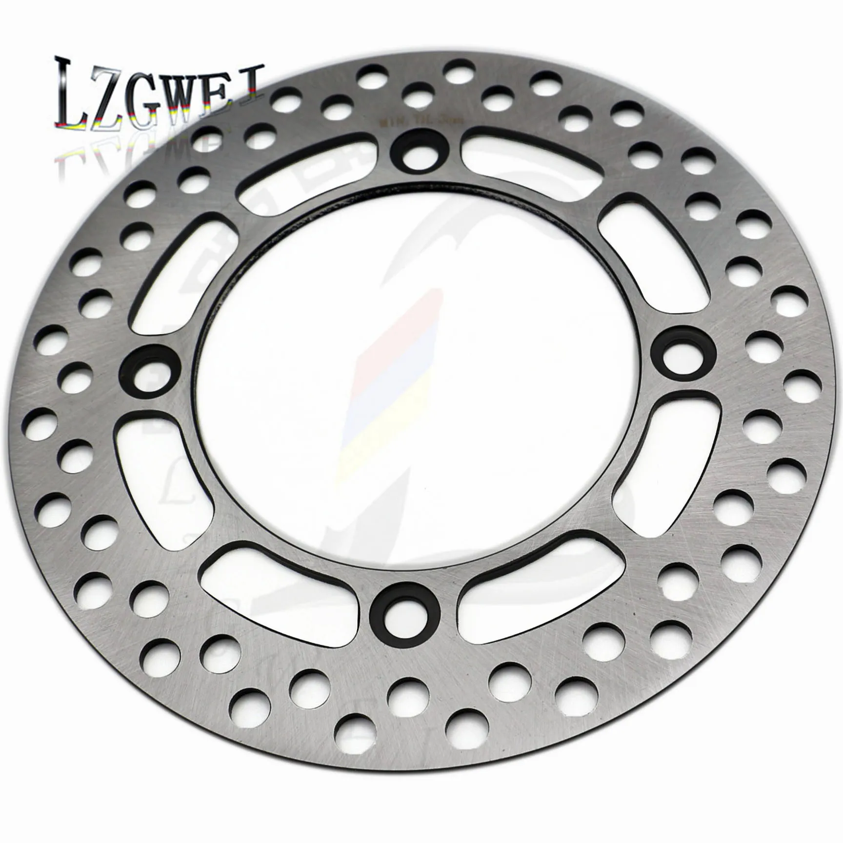 Motorcycle Rear Brake Disc Steel For Suzuki TS125 TS200 DR250 DR350 S DR350R DR250S SL SM DR 250 TS 125 200 Brake Discs Rotor