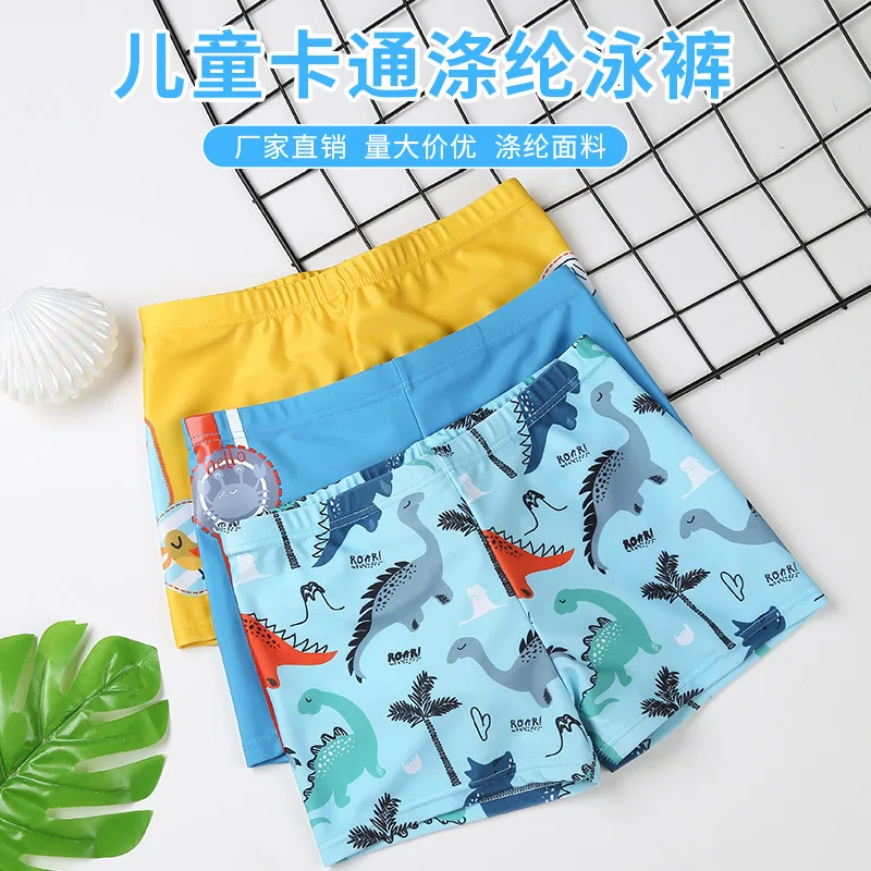 Summer Toddler Boys Beach Swimwear Shorts Baby Kids Children Swimming Trunks Swimsuit Summer Swim Wear Cartoon Printed Trunks