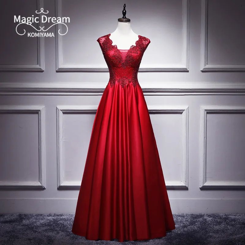 Customized 2024 New Temperament O-neck Evening Dresses Temperament Simple Banquet Wed Party Vestidos Long Slim Female Prom Dress