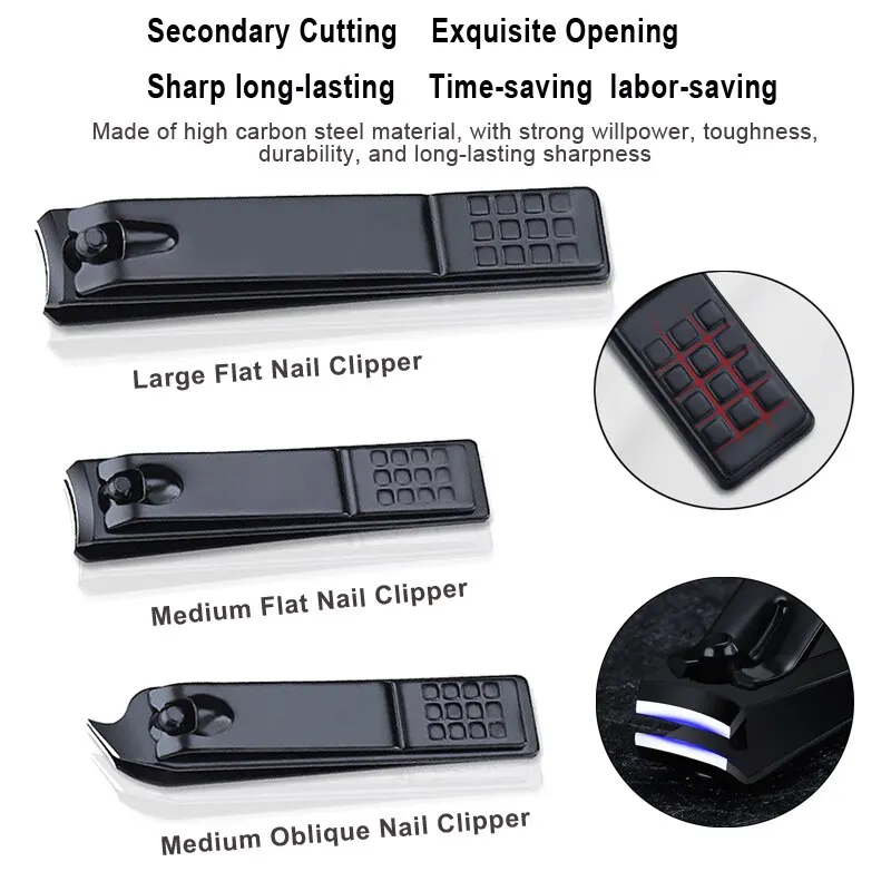 قواطع مانيكير 7or 18 أداة منزلية من الفولاذ المقاوم للصدأ مقص ملعقة للأذن للعناية بالأظافر للتجميل #4