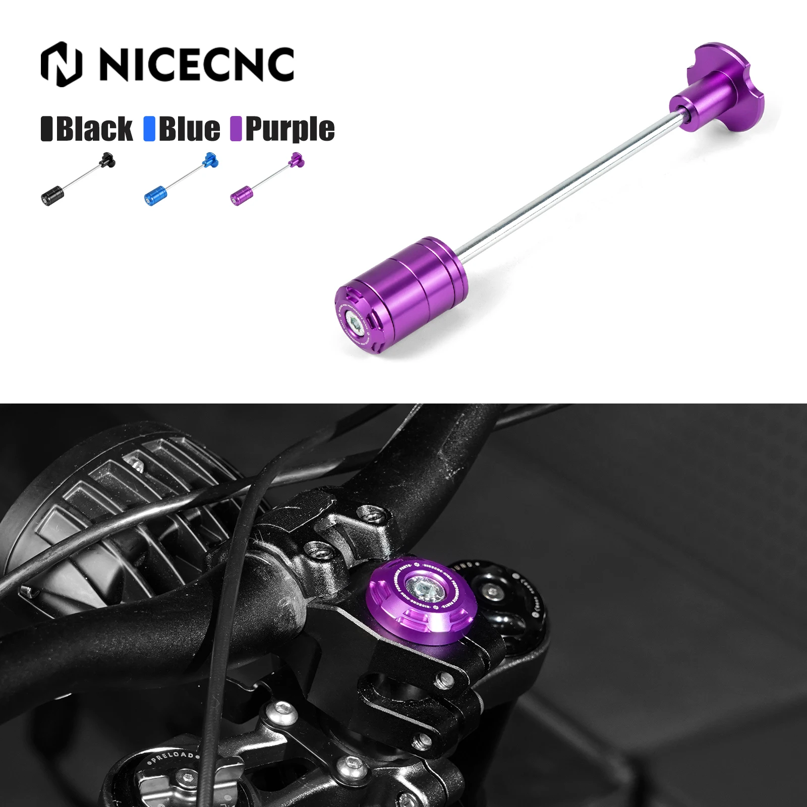 

NICECNC For 2024 Surron Light Bee X S L1E Front Fork Suspension Core Electric Dirt Bike Shock Absorber Kit For Segway X160 X260