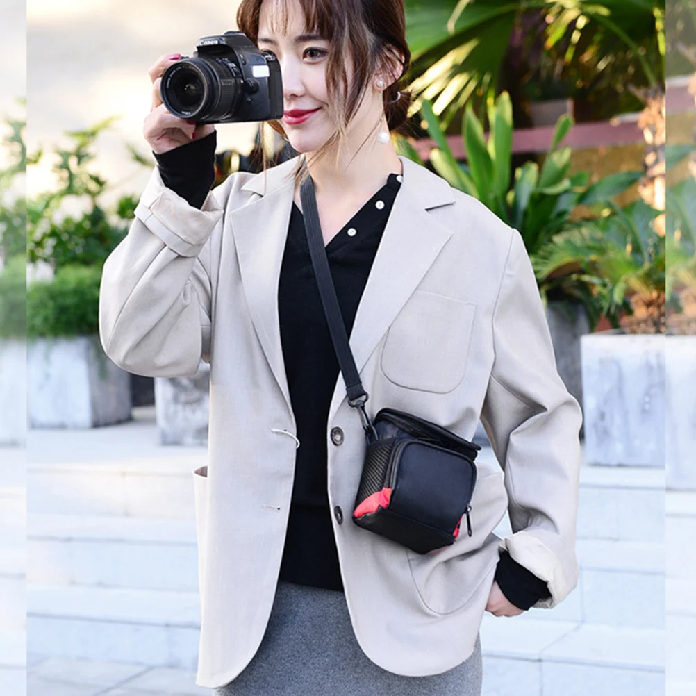 

Simple Design Camera Bag High Performance Waterproof Fabric Camera Pouch for Outdoor Travel Photography Use Storage Pouch,