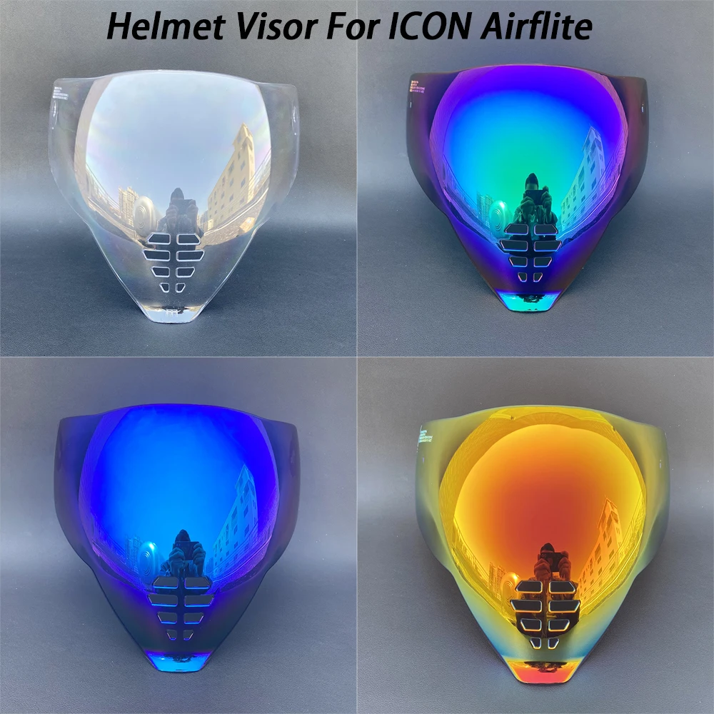 Motorcycle Helmet Visor Fit for ICON Airflite Helmet Visors Replacement Lens Accessories Capacete Windshield
