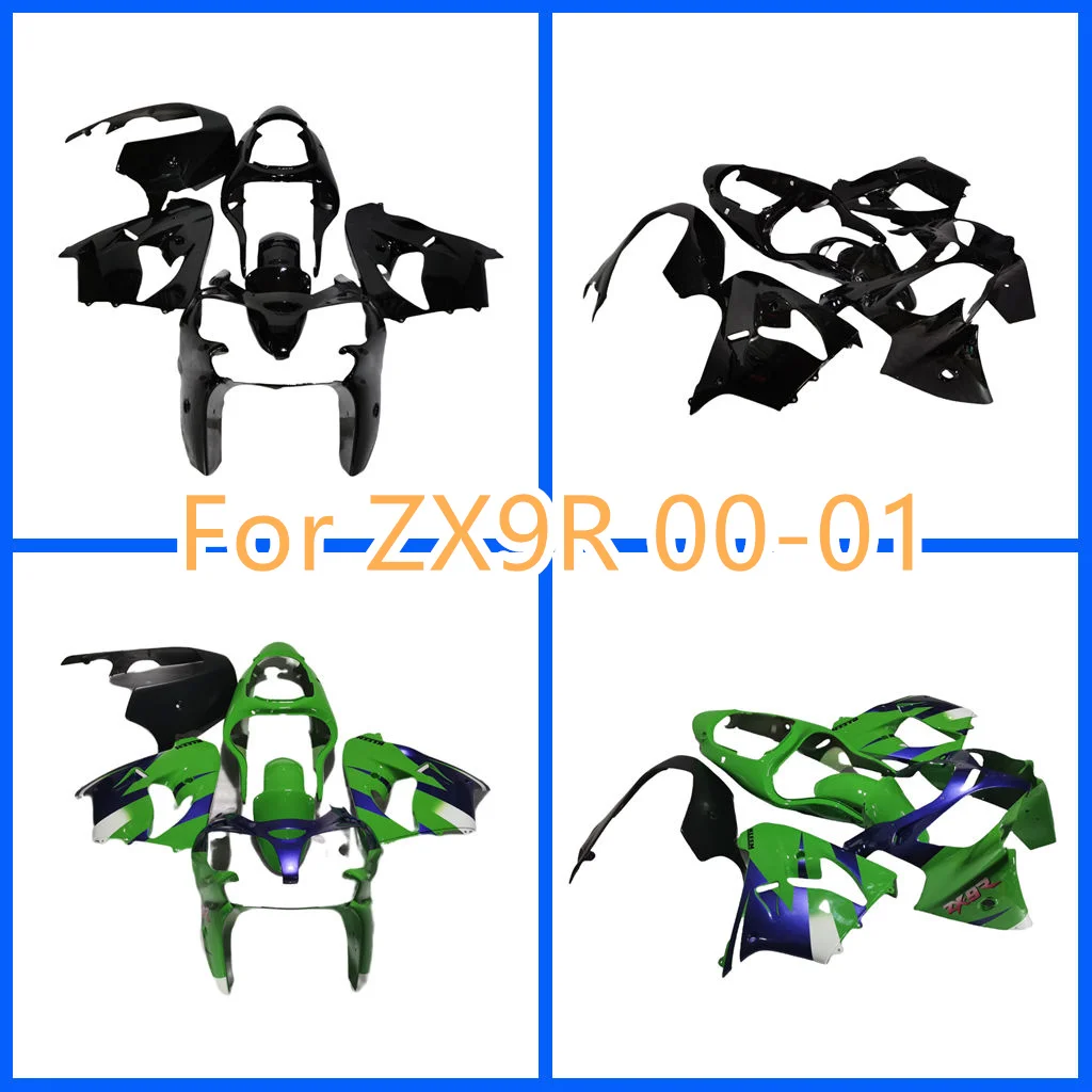 ABS Motorcycle Fairings Kit Fit for Kawasaki 00 01 ZX9R 2000 2001 ZX-9R Road Racing Body Repair Aftermarket Parts Free Custom