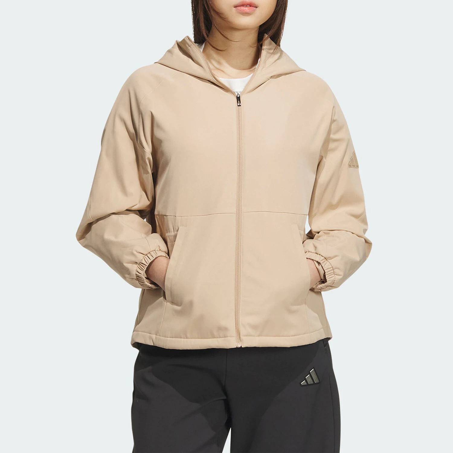 

Adidas genuine Autumn and Winter New Women's Outdoor Fleece-Lined Jacket JM8813
