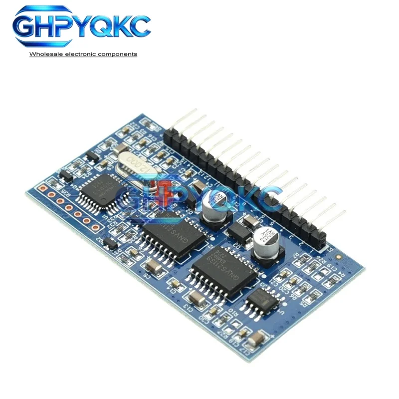 GHPYQKC  5V DC-AC Pure Sine Wave Inverter SPWM Driver Board EGS002 12Mhz Crystal Oscillator EG8010 + IR2113 Driving Module LCD