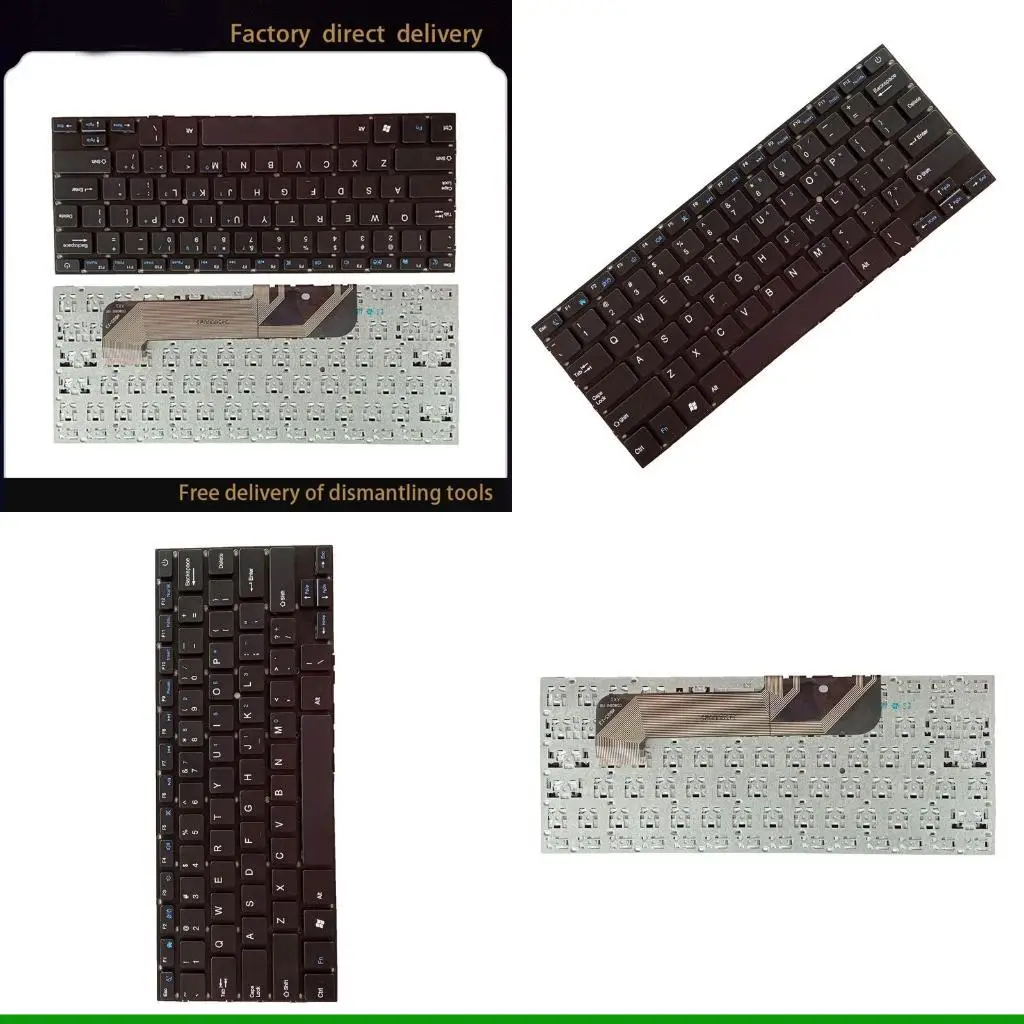 U55C MYBOOK14 CW1533 0280GG NB92-13 Keyboard for EZbook P/N:YXT 34280B052 YX-K2000 0280DD 34280B048 PRIDE-K2930 US Layout