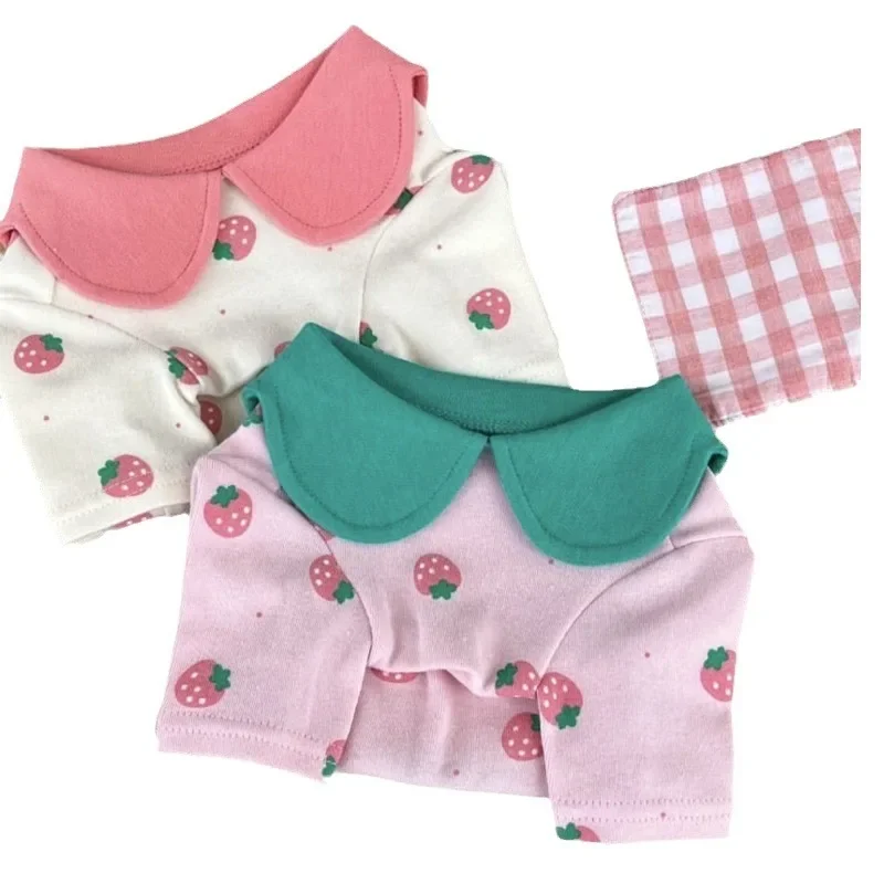 Summer Strawberry Dog Clothes Thin Pet Flip Collar Puppy T-shirt Teddy Bears Puppy Dog Clothes Yorkshire Small Puppy Schnauzer