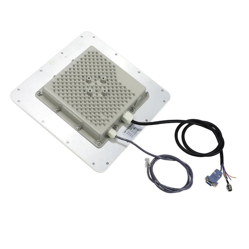 9dbi Long Range UHF RFID Reader 0~10m Passive 9dbi Antenna 860-960mhz Integrated Reader Writer with RS232 & Wiegand and SDK