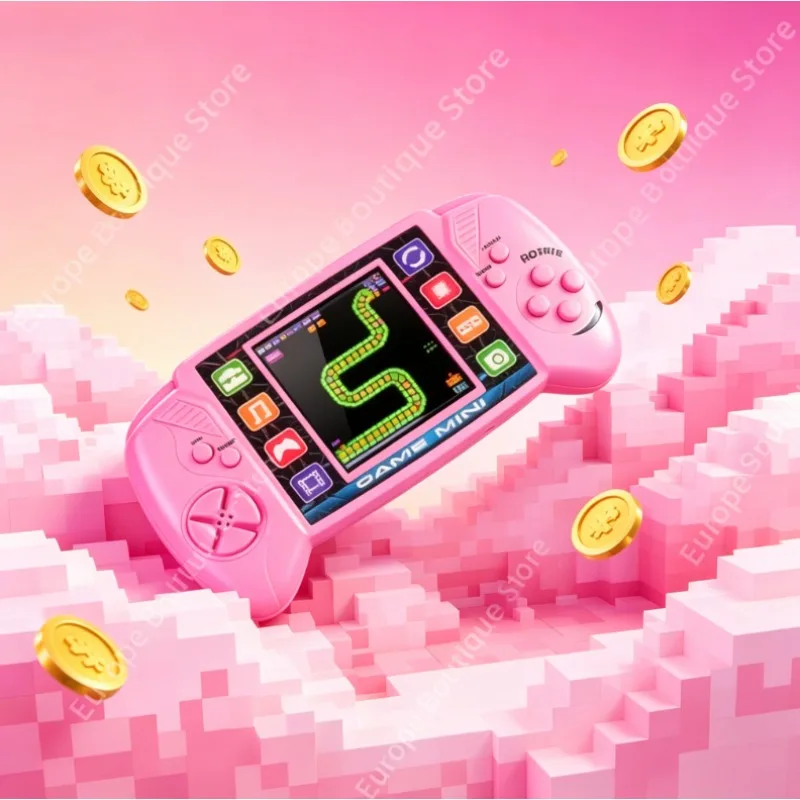 Classic Retro BRICK GAME Portable Handheld Game Console Pocket Size Nostalgic Educational Toy 4 Colors Children Childhood Gift