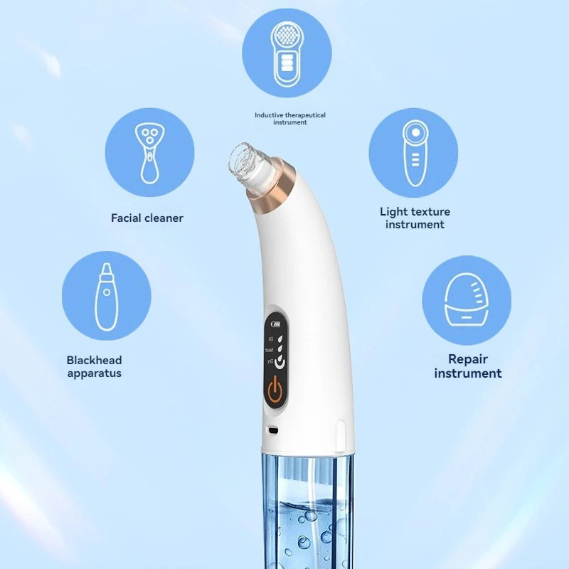 小さな泡の黒ずみ分析装置、毛穴の洗浄とニキビの除去、クレンジング、酸素注入、水分補給、肌の栄養補給